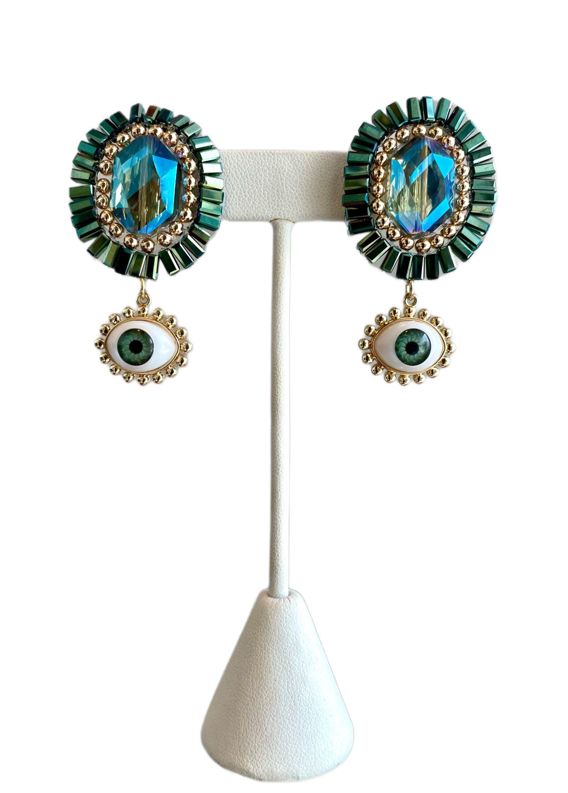 ARETE OJO BORDADO